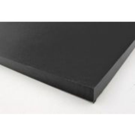 PROFESSIONAL PLASTICS Black Polypropylene Sheet, 0.062 X 48.000 X 96.000 [Each] SPROBK.062X48.000X96.000